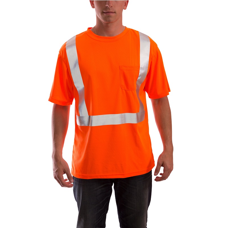 Short-Sleeve T-Shirts in Flourescent Orange